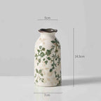 Crackle Ceramic Flower Vase Hydroponic Vase Table Decor Floral Arrangement Valentine'S Day Gifts Birthday Graduation Gift