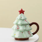 Ceramic Christmas Tree Mug, Children'S Creative Small Gift for Girls to Give Valentine'S Day Gift Cute and Small Designed Object