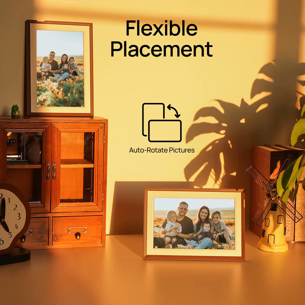 New  Digital Picture Frame 10.1 Inch Smart Wifi Digital Photo Frame 32GB with 1280X800 IPS Touch Screen, D10