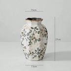 Ice Cracked Ceramic Vase Water Nourishing Flower Arrangement Dried Flower Gift Antique Blue Zen Home Decor Table Centerpiece